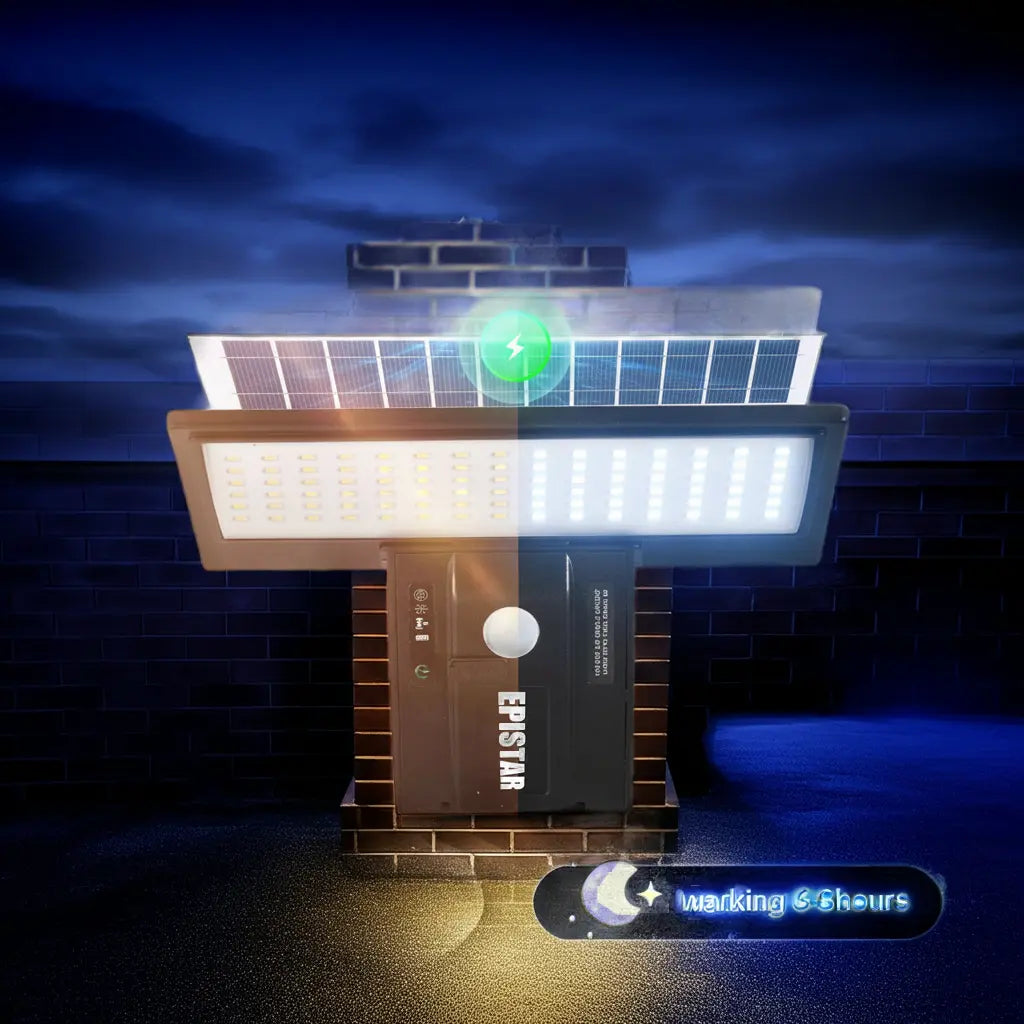 VELNARO Solar Security Floodlight – 90 LED PIR Motion Sensor VELNARO