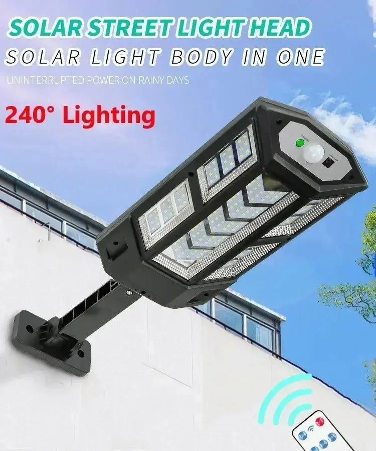 VELNARO Solar Security Light – 9900LM Motion Sensor Wall Light VELNARO