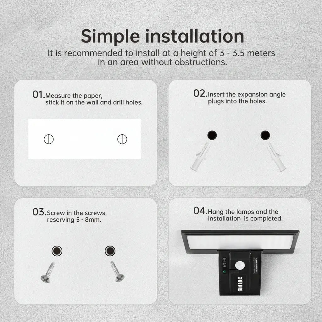 VELNARO Solar Security Floodlight – 90 LED PIR Motion Sensor VELNARO