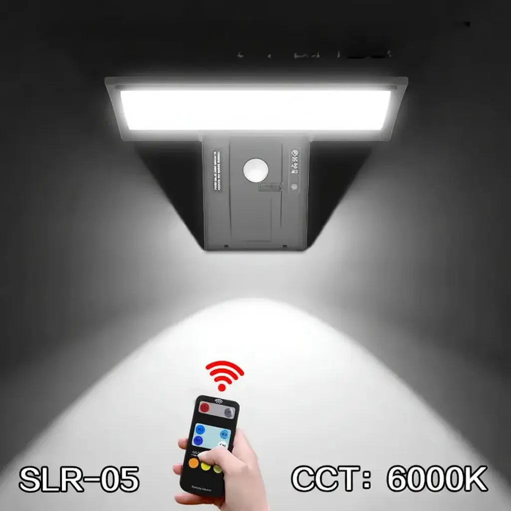 VELNARO Solar Security Floodlight – 90 LED PIR Motion Sensor VELNARO