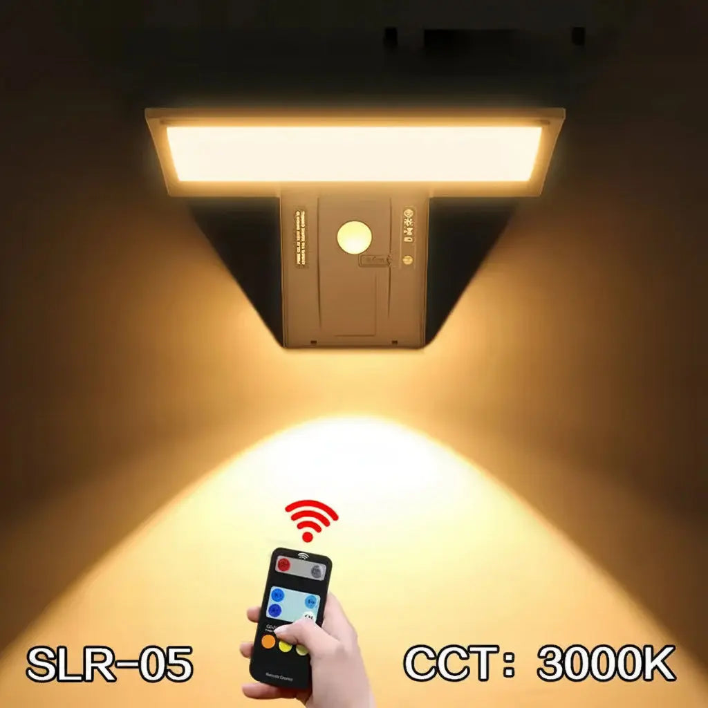 VELNARO Solar Security Floodlight – 90 LED PIR Motion Sensor VELNARO